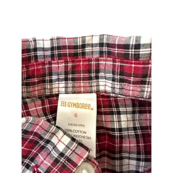 Gymboree Boys Holiday Button Down Shirt size 6 - Picture 3 of 4